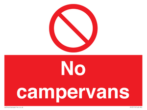 No campervans